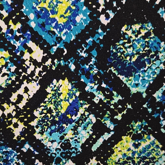 Apt. 9 Blue Green Sheath Dress Crew Neck Midi - Picture 4 of 4